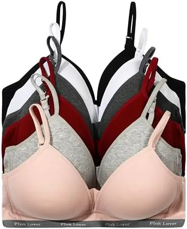 violas secret womens bras 6 pack t shirt bra in b c d dd ddd cups 38c